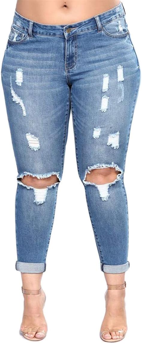 jeans troué|Amazon.fr : Jeans Troué